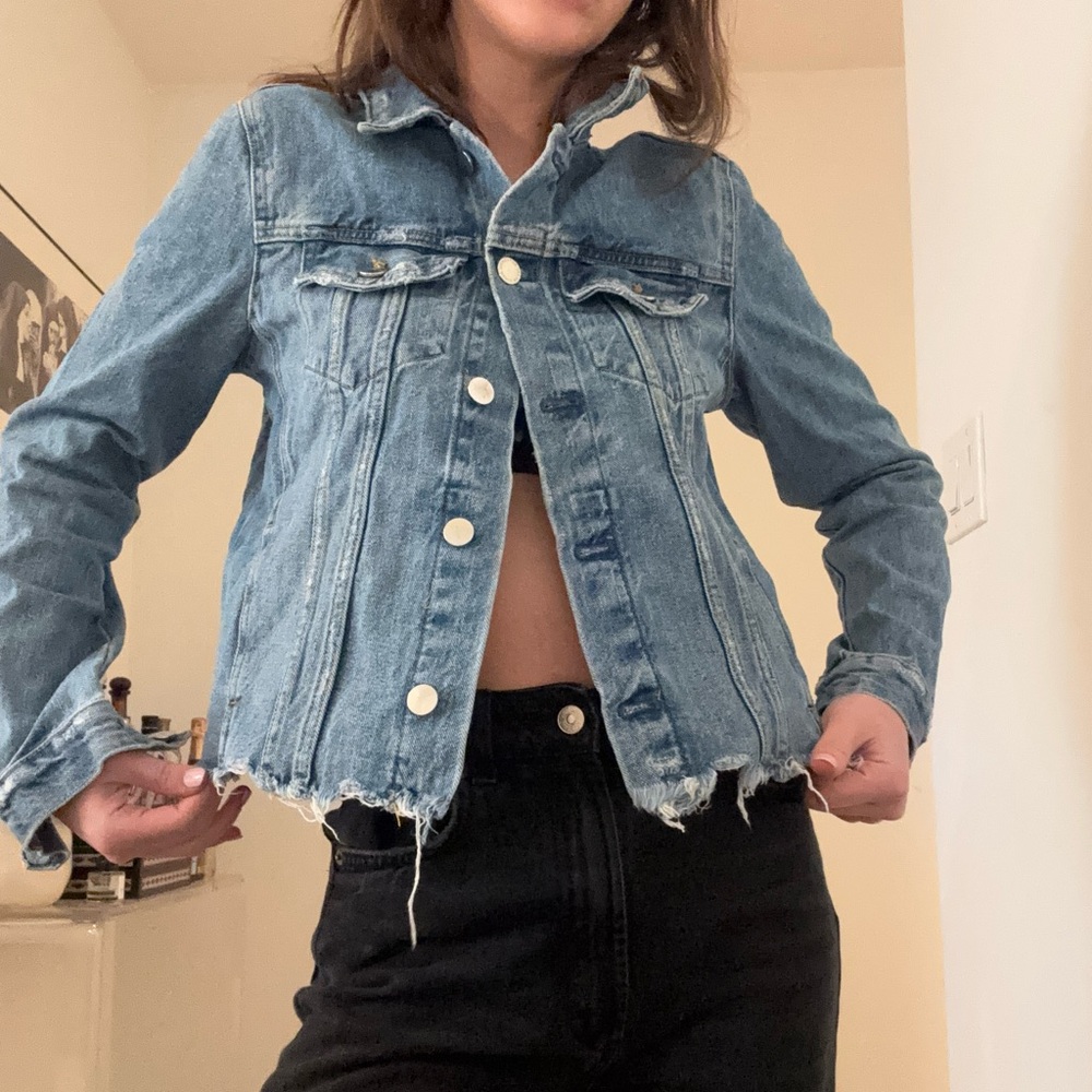 Casual Blue Denim Jacket